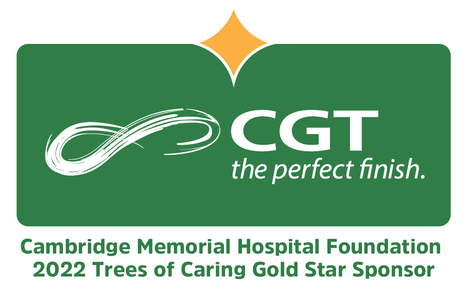 CGT – Proud 2022 Gold Star Sponsor of Cambridge Memorial Hospital Foundation