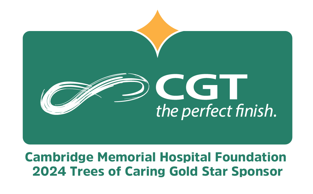 CGT – Proud 2024 Gold Star Sponsor of Cambridge Memorial Hospital Foundation